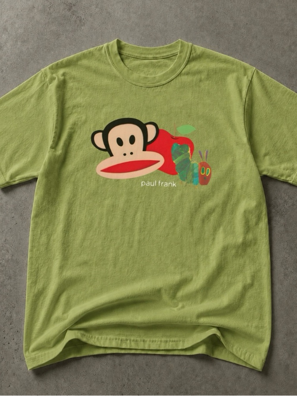 Caterpillar with Paul Frank Monkey Y2k Tee